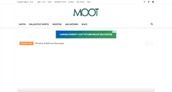 Desktop Screenshot of mootmagazine.com